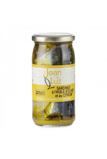 Sardines huile d'Olive et Citron