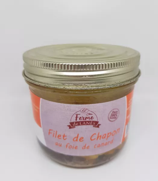 Filet de Chapon au foie de canard